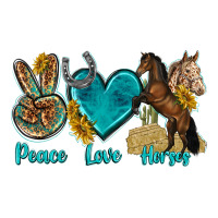 Peace Love Horses Tbw Premium Tee | Teevron