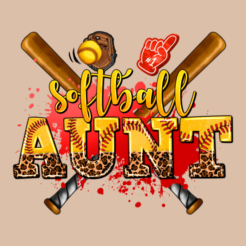Softball Aunt Urban Heavy Tee by AdoDesignShop | Teevron