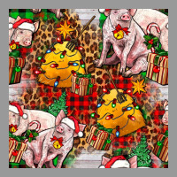 Christmas Pig  Tartan With  Hay And Christmas Ligh Vintage Hoodie | Teevron