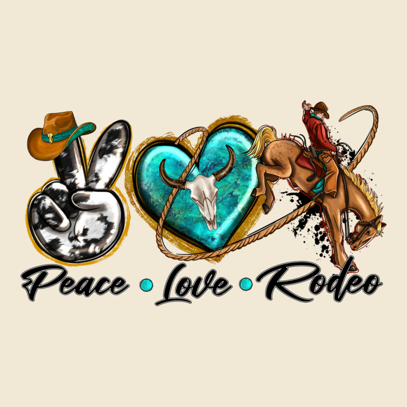 Peace Love Rodeo Premium Tee by texasbilliewilder | Teevron