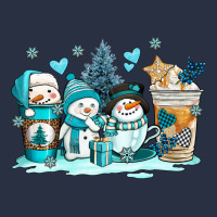Winter Snowman Coffee Cups Heavyweight Sweatshirt | Teevron