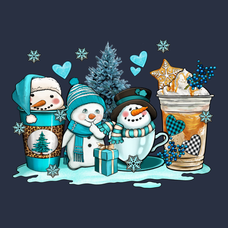 Winter Snowman Coffee Cups Heavyweight Sweatshirt by AdoDesignShop | Teevron