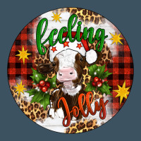 Christmas Feeling Jolly Cow Ornament Urban Heavy Tee | Teevron