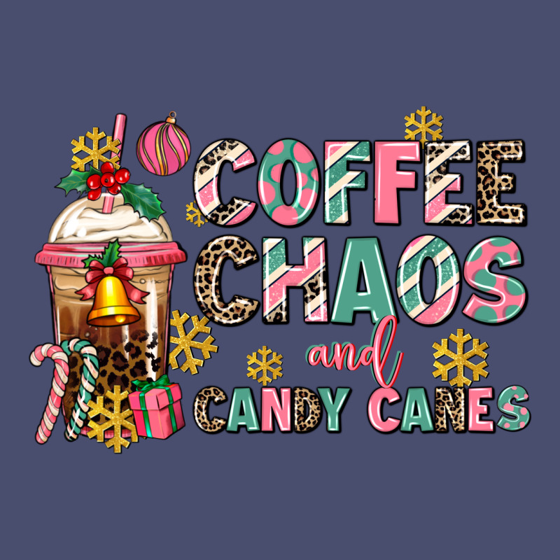 Coffee Chaos And Candy Canes Vintage Tee by AdoDesignShop | Teevron