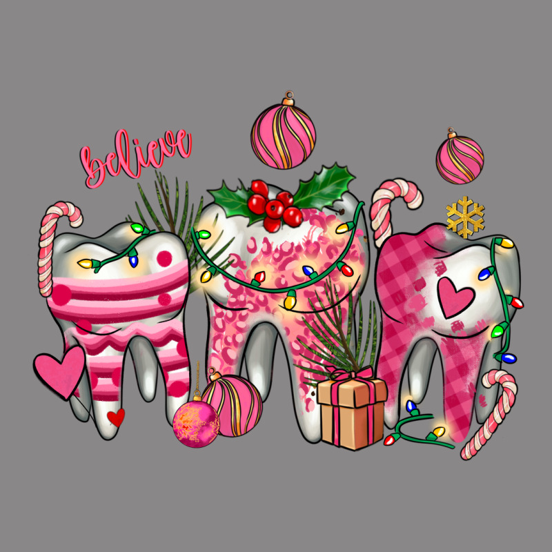 Pink Christmas Teeth Vintage Tee by AdoDesignShop | Teevron