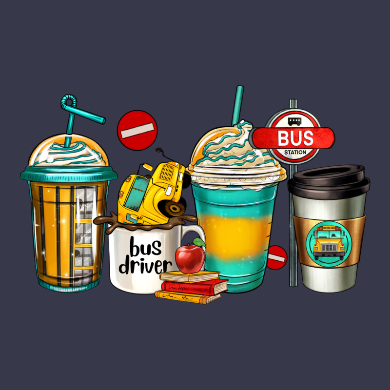 School Bus Driver Coffee Cups Long Sleeve Tee by Jasminsmagicworld | Teevron