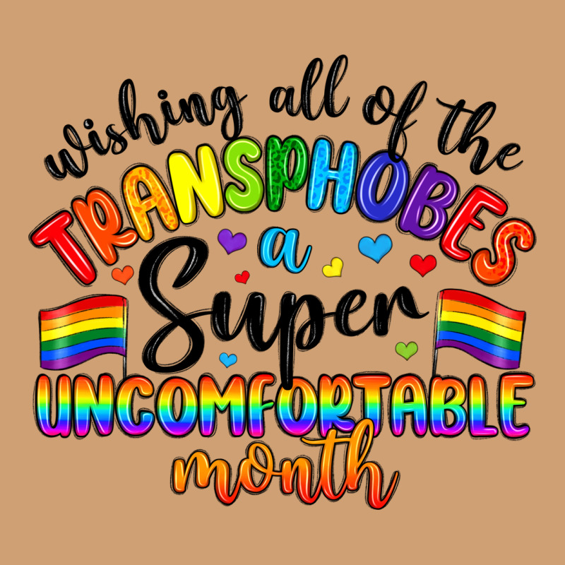 Wishing All Of The Transphobes Uncomfortable Month Vintage Tee by Artiststas | Teevron