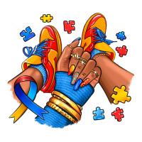 Autism afro girl sneakers | Teevron