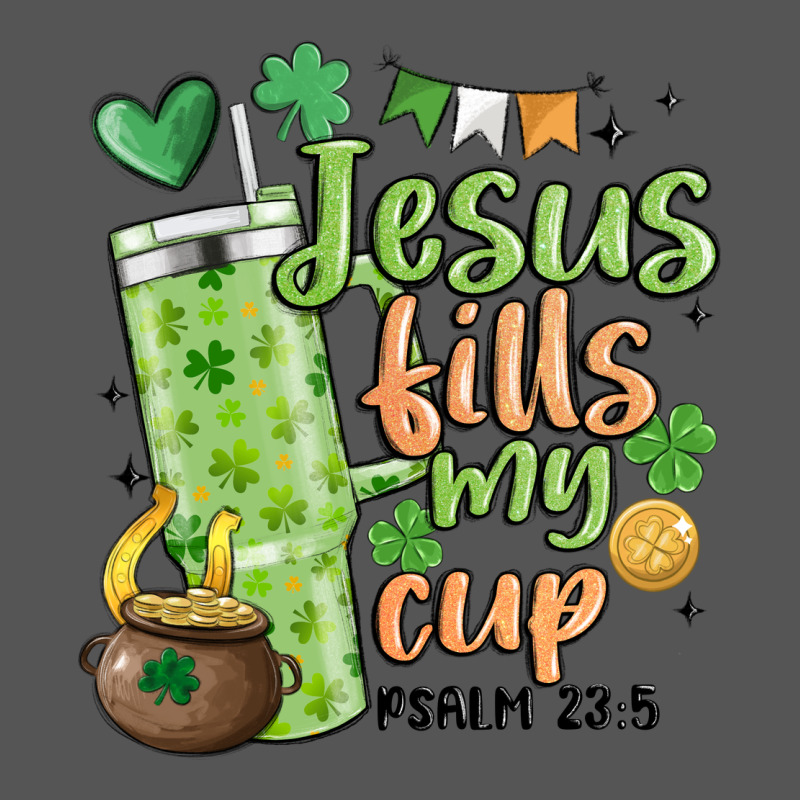 St. Patricks Day Jesus Fills My Cup Zipper Hoodie by MaliasSmallBusiness | Teevron