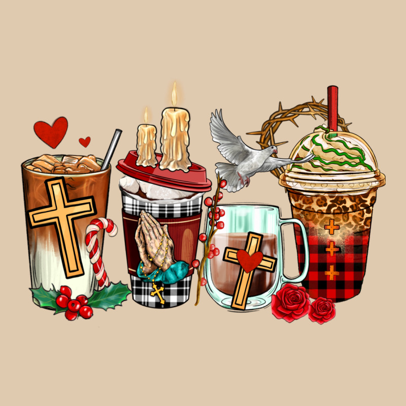 Religious Coffee Cups Heavyweight Sweatshirt by AdoDesignShop | Teevron