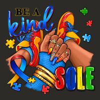 Be A Kind Sole Autism Afro Girl Sneakers Heavy Core Tee | Teevron