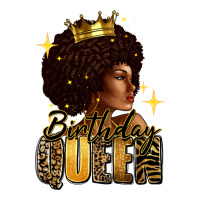 Birthday queen afro girl | Teevron