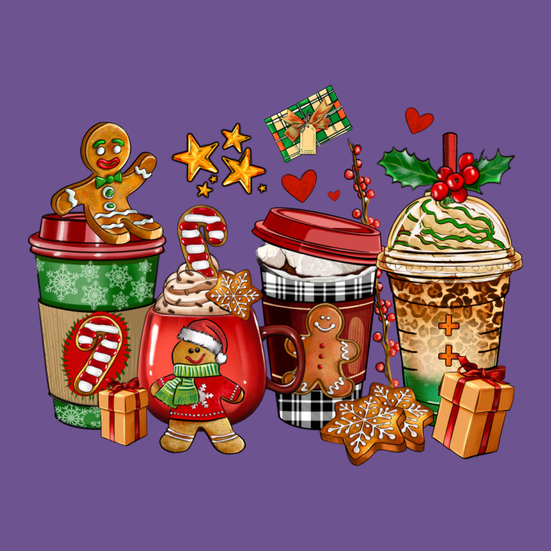 Christmas Cookie Coffee Cups Vintage Tee by AdoDesignShop | Teevron