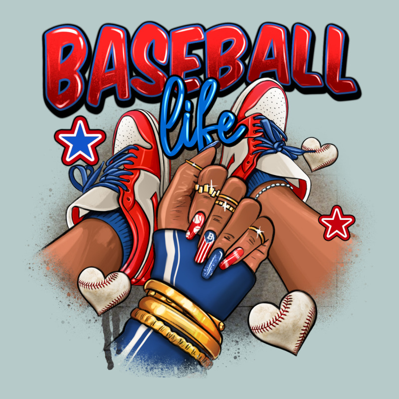 Baseball Life Afro Girl Sneakers Heavy Core Tee by RanaPortraitStore | Teevron