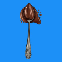 Spoon With Chocolate Classic Tee | Teevron