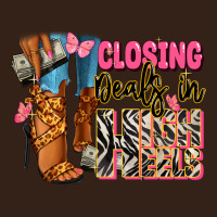 Closing Deals In High Heels Black Fashion Girl Heavy Core Tee | Teevron