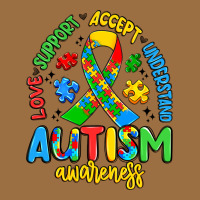 Love Support Accept Understand Autism Awareness Vintage Tee | Teevron