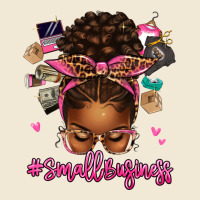 Small Business Afro Messy Bun Premium Tee | Teevron