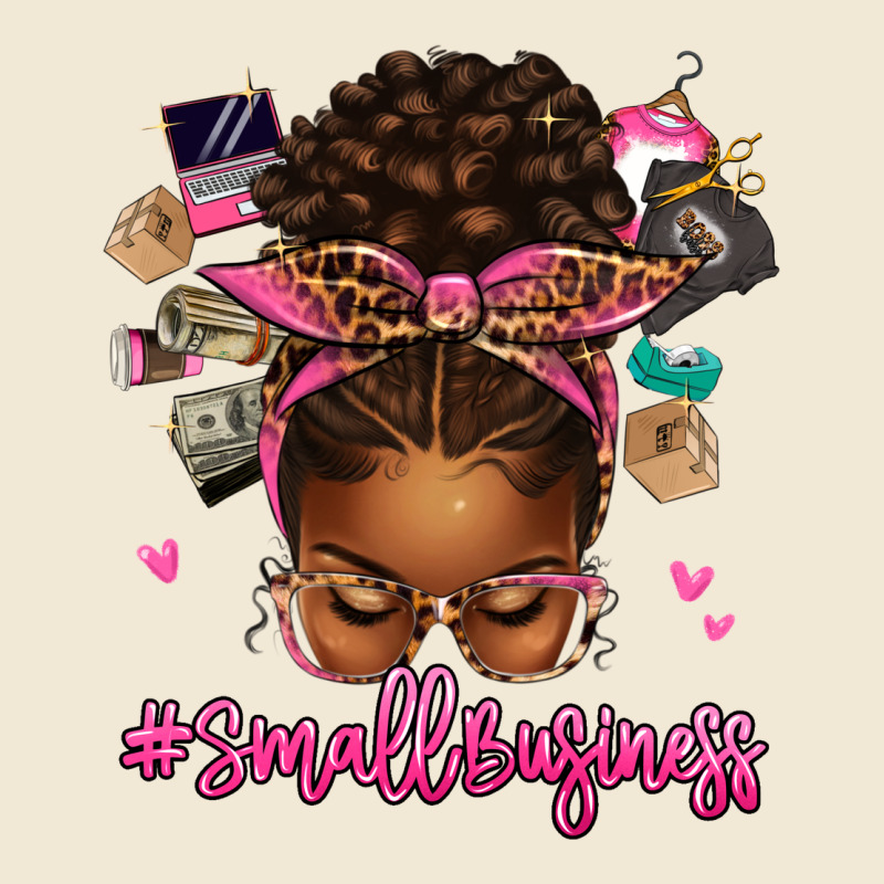 Small Business Afro Messy Bun Premium Tee by texasbilliewilder | Teevron
