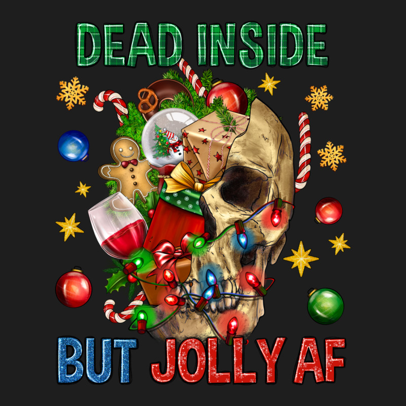 Dead Inside But Jolly Af Heavyweight Hoodie by BundleAndBundleShop | Teevron