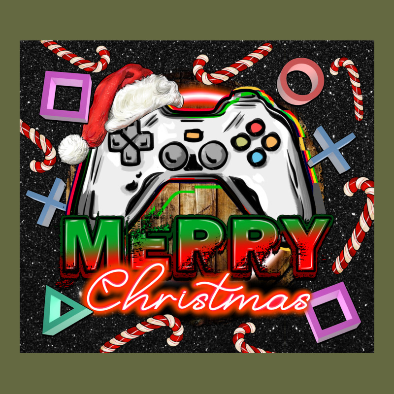 Gamer Merry Christmas Long Sleeve Tee by NancyCooperArtShop | Teevron