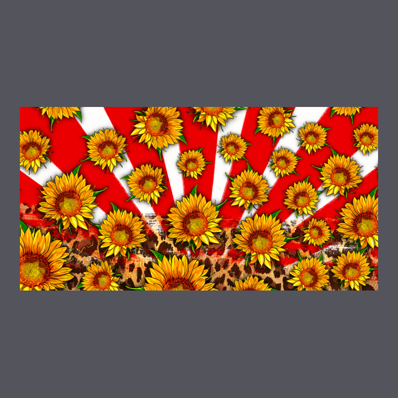 Usa Sunflowers Leopard License Plate Vintage Hoodie by HRA Design Shop | Teevron