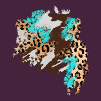 Cowhide Leopard Turquoise Patch Long Sleeve Tee | Teevron
