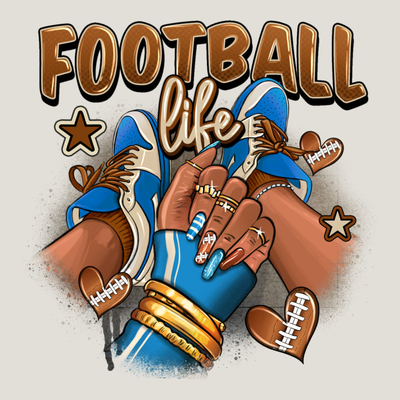 Football Life Afro Girl Sneakers Heavy Core Tee by RanaPortraitStore | Teevron