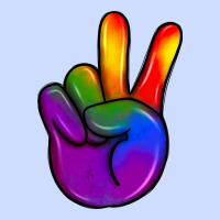 Pride Peace Hand Urban Heavy Tee | Teevron