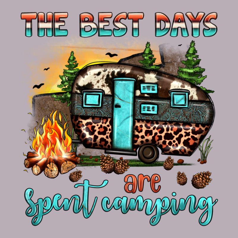 The Best Days Are Spent Camping Vintage Tee by JahusDesignShop | Teevron