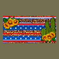Usa Sunflower And Cactus License Plate Vintage Hoodie | Teevron