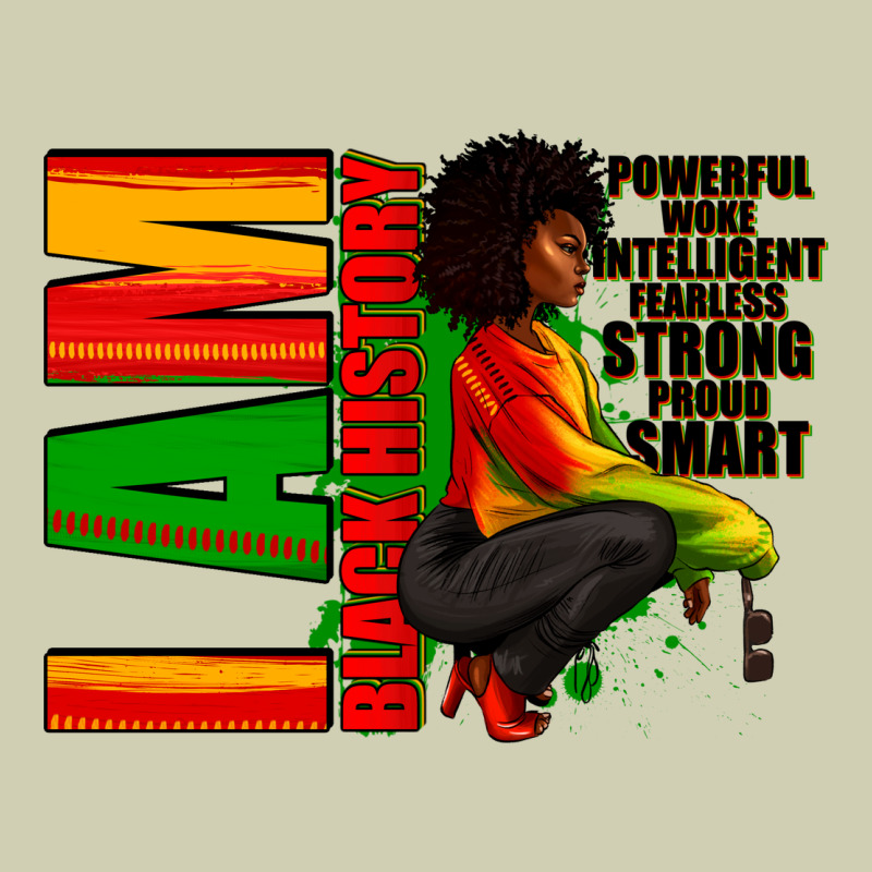 I Am Black History Afro American Woman Heavy Core Tee by RanaPortraitStore | Teevron