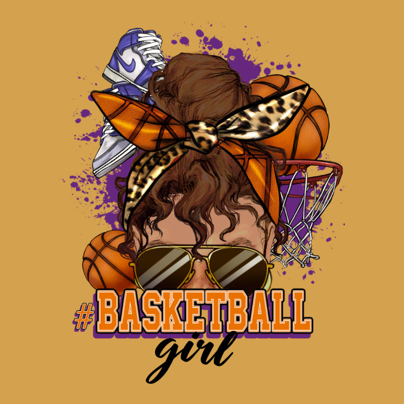 Messy Bun Basketball Girl Urban Hoodie by HowdyJamesFarm | Teevron