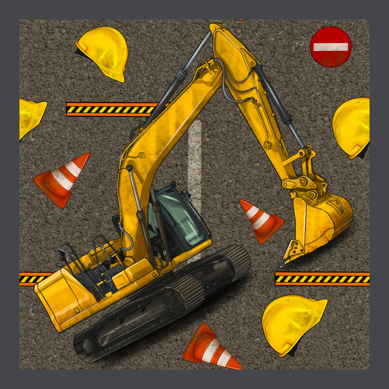 Excavator Seamless Pattern Classic Tee by BundleAndBundleShop | Teevron