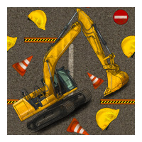 excavator seamless pattern | Teevron
