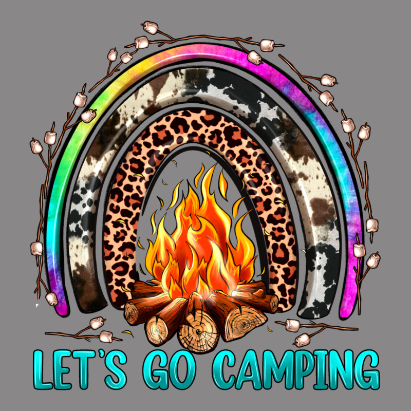 Let's Go Camping Rainbow Vintage Tee by JahusDesignShop | Teevron