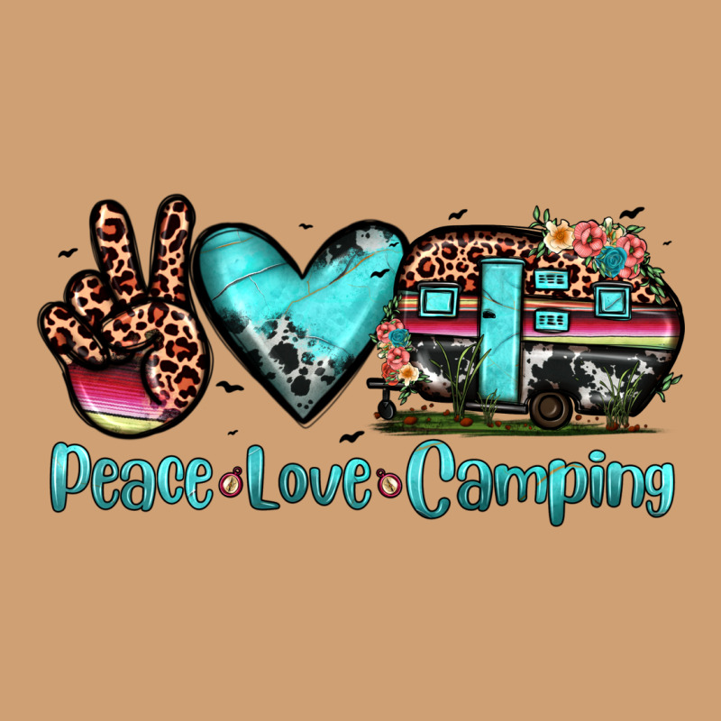 Peace Love Camping Vintage Tee by JahusDesignShop | Teevron