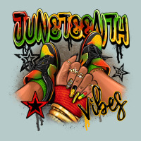 Juneteenth Vibes Black Girl Sneakers Heavy Core Tee | Teevron