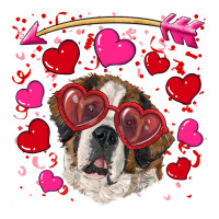 valentine's day  saint bernard dog | Teevron
