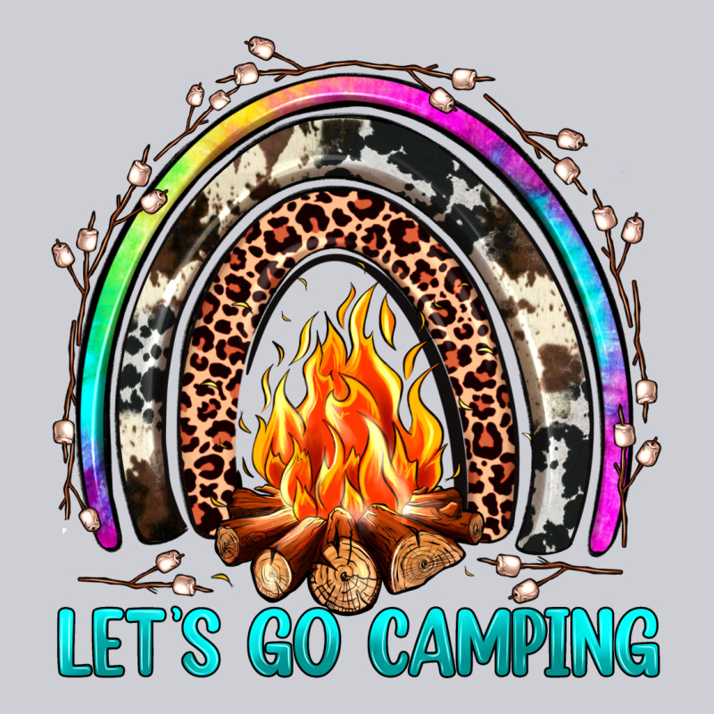 Let's Go Camping Rainbow Heavyweight Sweatshirt by JahusDesignShop | Teevron