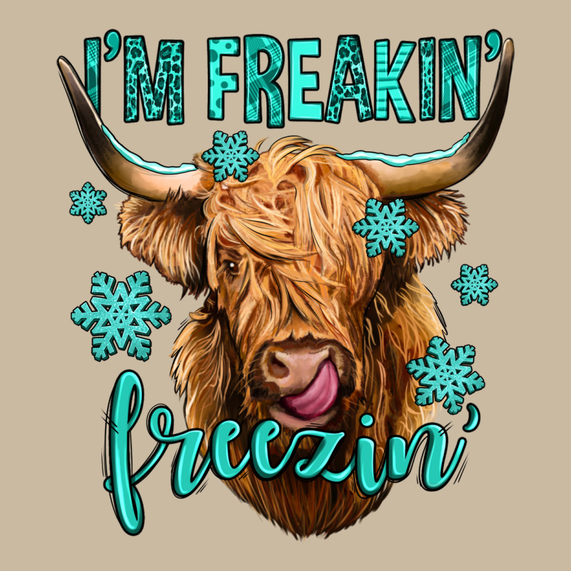 I'm Freakin Freezin Long Haired Cow Long Sleeve Tee by Jasminsmagicworld | Teevron