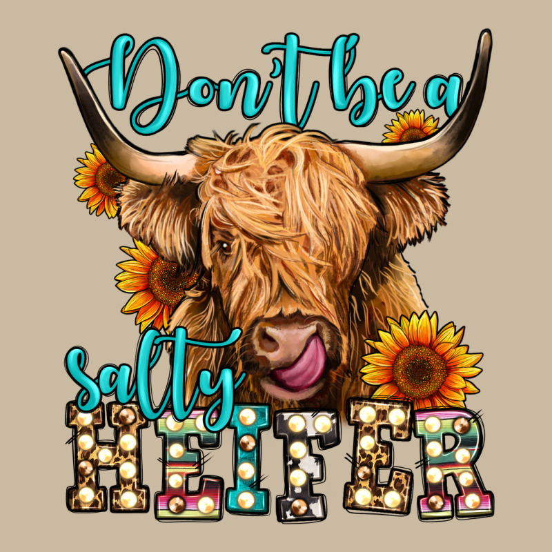 Don't Be A Salty Heifer Long Haired Cow Long Sleeve Tee by Jasminsmagicworld | Teevron