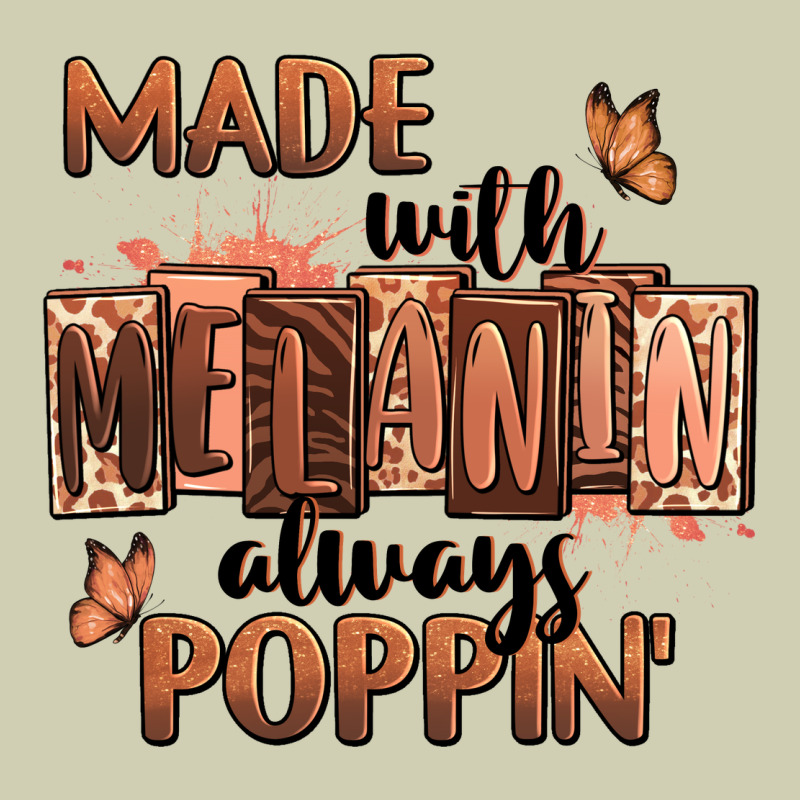 Made With Melanin Always Poppin' Heavy Core Tee by RanaPortraitStore | Teevron