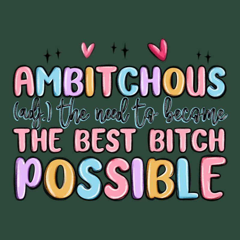 Ambitchous (adj.) The Need To Become The Best Bitc Zipper Hoodie by MaliasSmallBusiness | Teevron