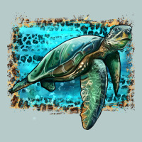 Sea Turtle With Background Heavy Core Tee | Teevron
