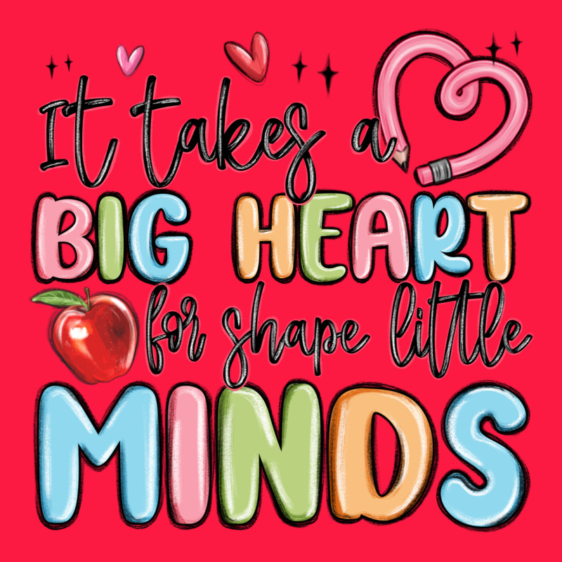 It Takes A Big Heart For Shape Little Minds Zipper Hoodie by MaliasSmallBusiness | Teevron