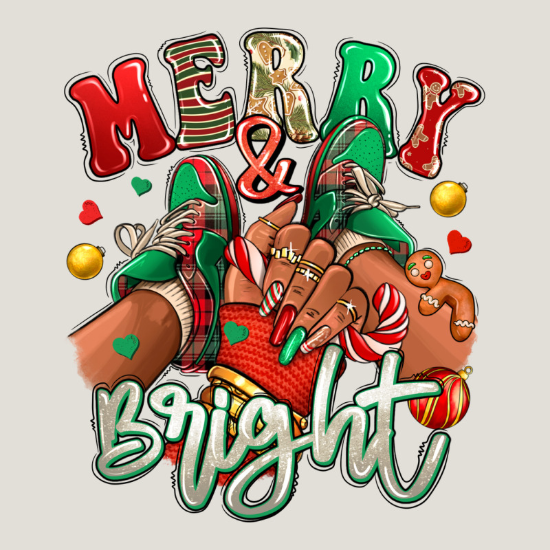 Merry And Bright Black Girl Sneakers Heavy Core Tee by RanaPortraitStore | Teevron