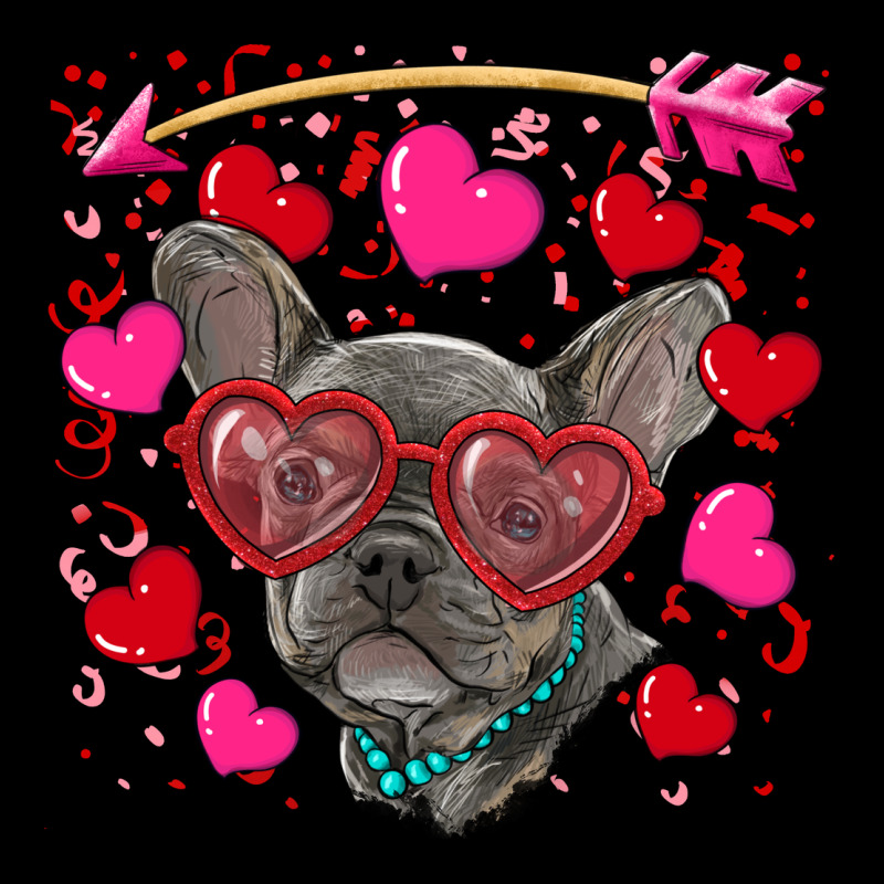 Valentine's Day French Bulldog Puppy Premium Tee by RanaPortraitStore | Teevron