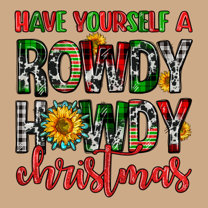 Have Yourself A Rowdy Howdy Christmas Vintage Hoodie by FaDigitalArtStudio | Teevron