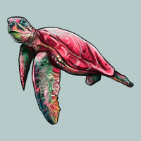 Sea Turtle Pink Glitter Heavy Core Tee | Teevron